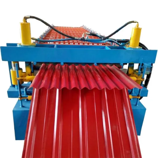 az50 red color corrugated steel sheet