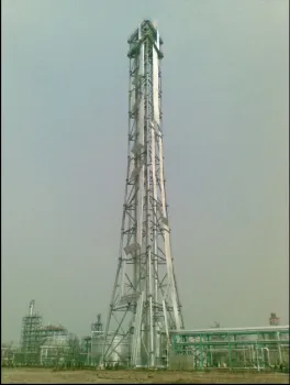 petrochemical flare tower derrick structure