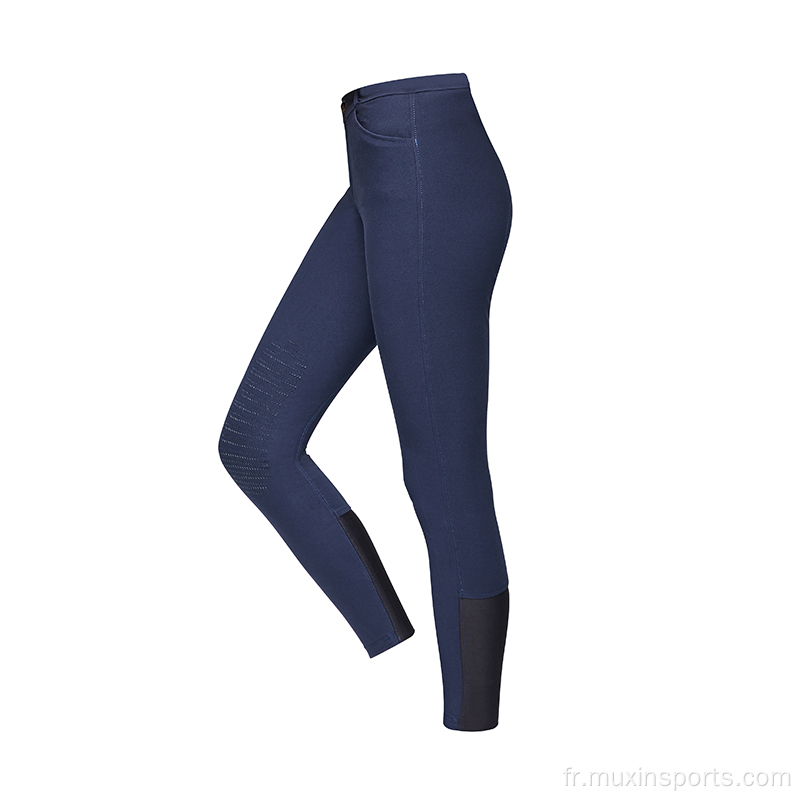 Breeches équestres masculines avec des boucles de ceinture