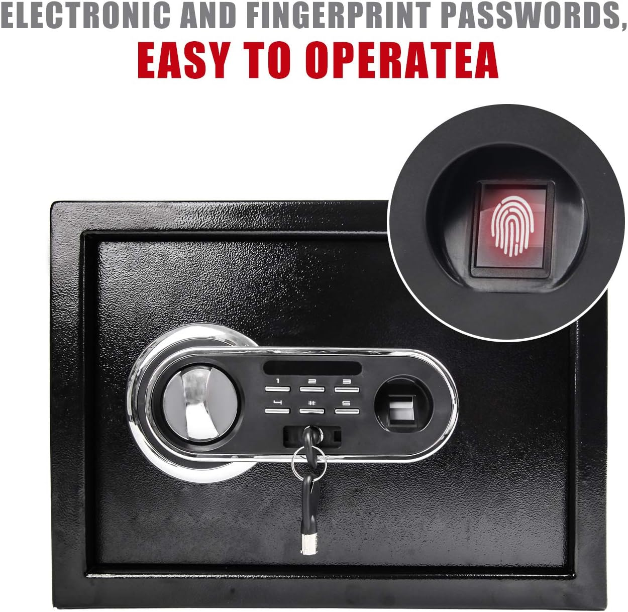 Home Biometric Fingerprint Safe Box 25FPM