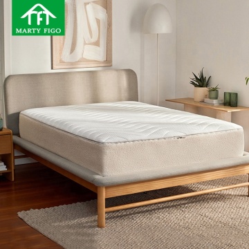 Anti-Pilling Jacquard Knitted Fabric Quilting Bamboo Charcoal Mattress Cover with Zipper