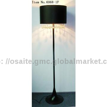 Hot sale european black modern floor lamp hot sale