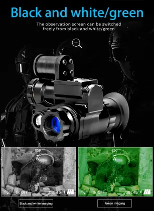 TRV NVG10 Night Vision Monocular: 1080p Digital Infrared Night Vision Goggles