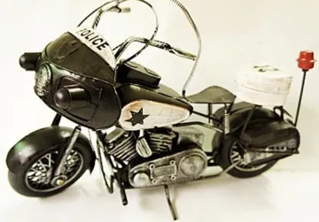Metal art motorcycle model