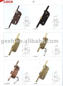 Euro style mortise lock