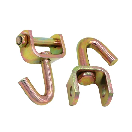 Ratchet Straps with Swivel J Wire Hooks: 2-inch, 50mm, 5t Lashing Hooks for Cargo End Fittings and Tie Downs