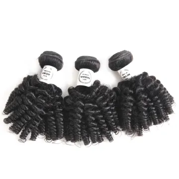Wholesale Brazilian Hair Weave 12A Grade Double Drawn Aunty Funmi curly Human Hair bundles