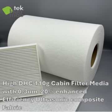 Média filtrant d'habitacle DHC à très haute efficacité de 20 %