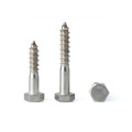 DIN 571 Stainless Steel Hexagon Head Wood Screw