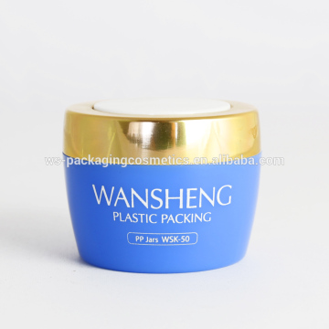 50ML Round SAN Jars Plastic 180G Cream Container