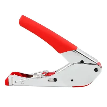 Coaxial Cable Crimper, Wire Stripper, and Compression Tool for F-Type, RG6, and RG59 Connectors