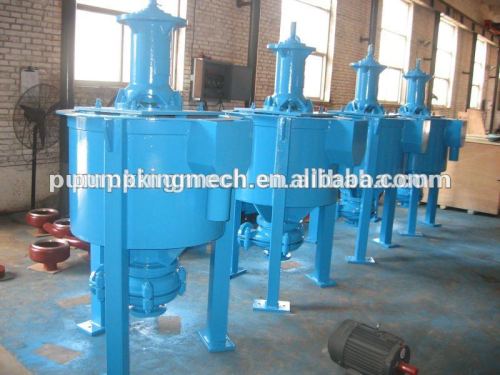 vertical Foam Pump froth duty slurry pump used in mining manufacturer