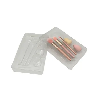 Display plastic clear blister cosmetic tray