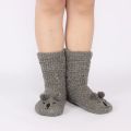 Mens Knitted Sweater Fleece Gripper Socks