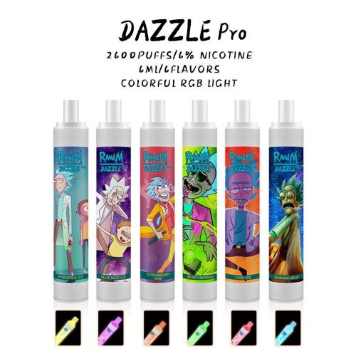 Оптовая цена Randm Dazzle Pro 2600Puffs Одноразовые вейп