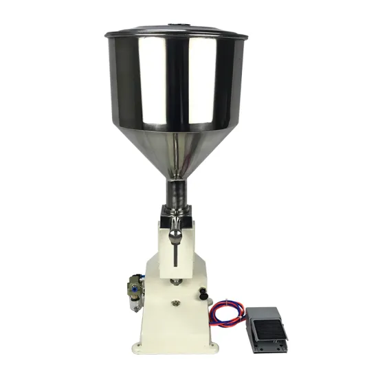 Small Pneumatic Paste Filling Machine for 50ml Cream and Shampoo Cosmetics