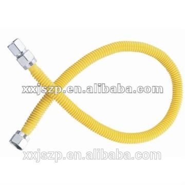 CSA 304 Stainless steel flexible corrugated yellow natural gas hose