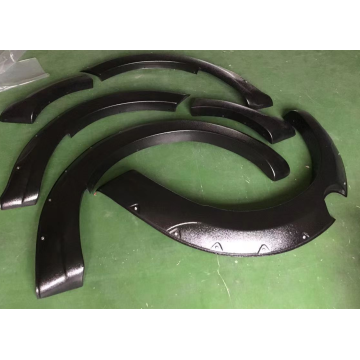 Bollares de guardabarros de plástico negro de ABS para Mazda BT50 2012-2019