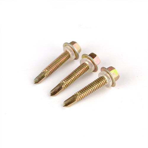 Hexagon Head Self Drilling Screw Stainless Steel External Hex Flange Self Drilling Screws Factory