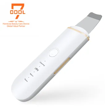 Fashion design ultrasonic facial skin scrubber