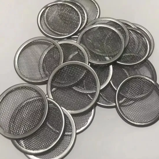 Round Shape Weave Micron Stainless Steel Sieve Wire Mesh Filter Silencer Pipe