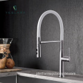 304 Stainless Steel Black Gold Finish Pull Out Kitchen Faucet with Single Handle