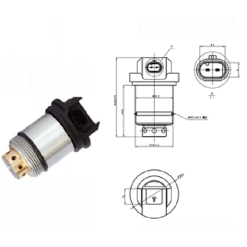OEM 12V DC Solenoid Valve for Car Suspension Shock Absorber