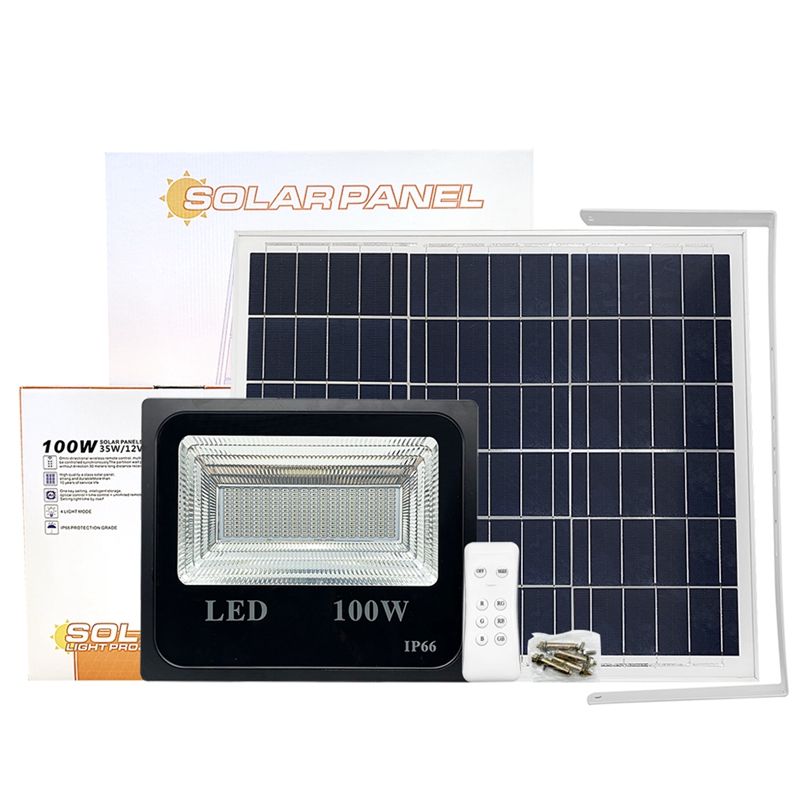 Cyz 100w Rgb Solar Led Floodlight