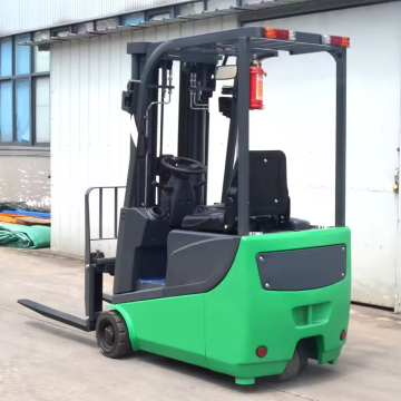 Electric Three-Wheel Forklift 1-1.5 Ton with 4.5m Triplex Masts and Sideshifter