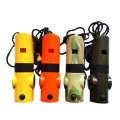 Wholesale Training Survival Safety Compass Whistle  With Light
