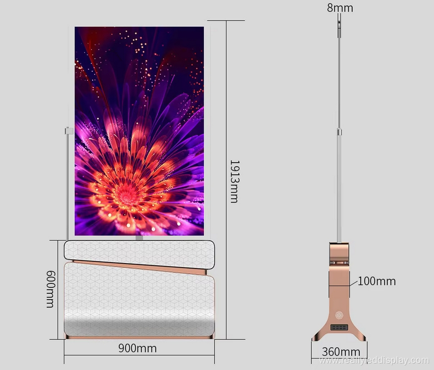 Double Sided Display Display Advertising Machine