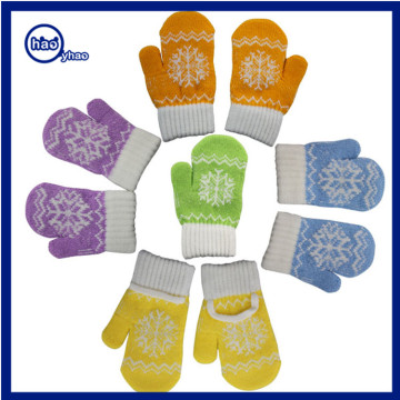 YHao 2016 High Quality Full Finger Christmas Gloves for Children