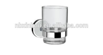 Wholesale bathroom wall mounting accessories chrome plated tumbler holder with metal base