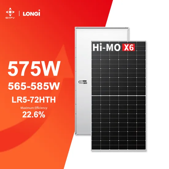 Rotterdam Warehouse: High Efficiency Longi Solar Panels - Hi-MO X6 LR5-72HTH with 144 Half Cells, 182mm, 565W to 585W Output