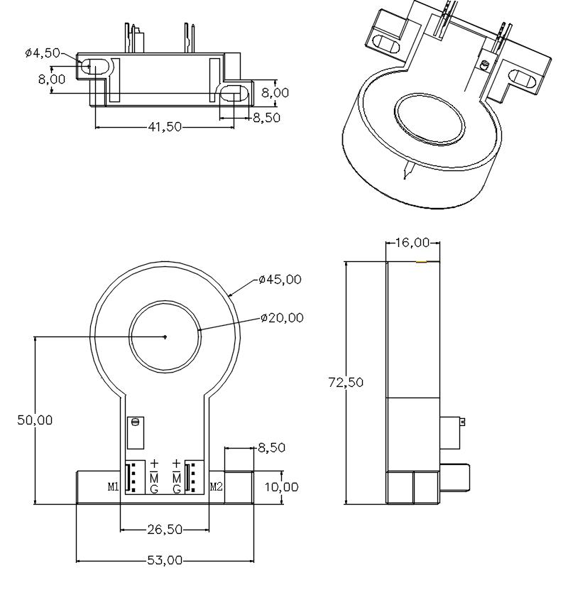 Closed Loop Dc Leakage Current Sensor, High Quality Closed Loop Dc ...