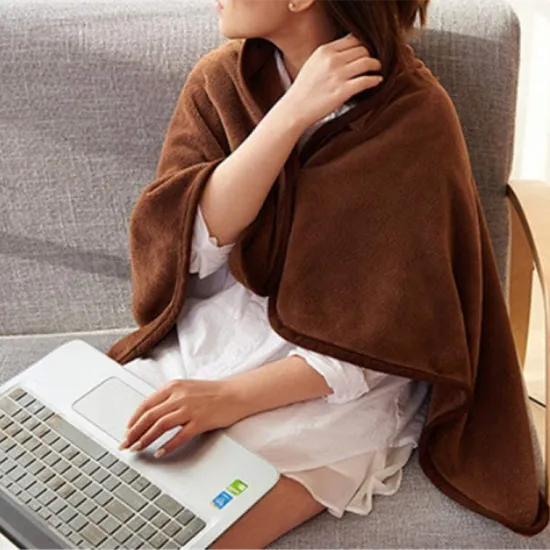 Wearable Soft Fleece classic winter women oversized blanket wrap warm soild shawl blanket
