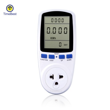 Thailand Plug Portable Energy Power Monitor with LCD Watt Meter Socket