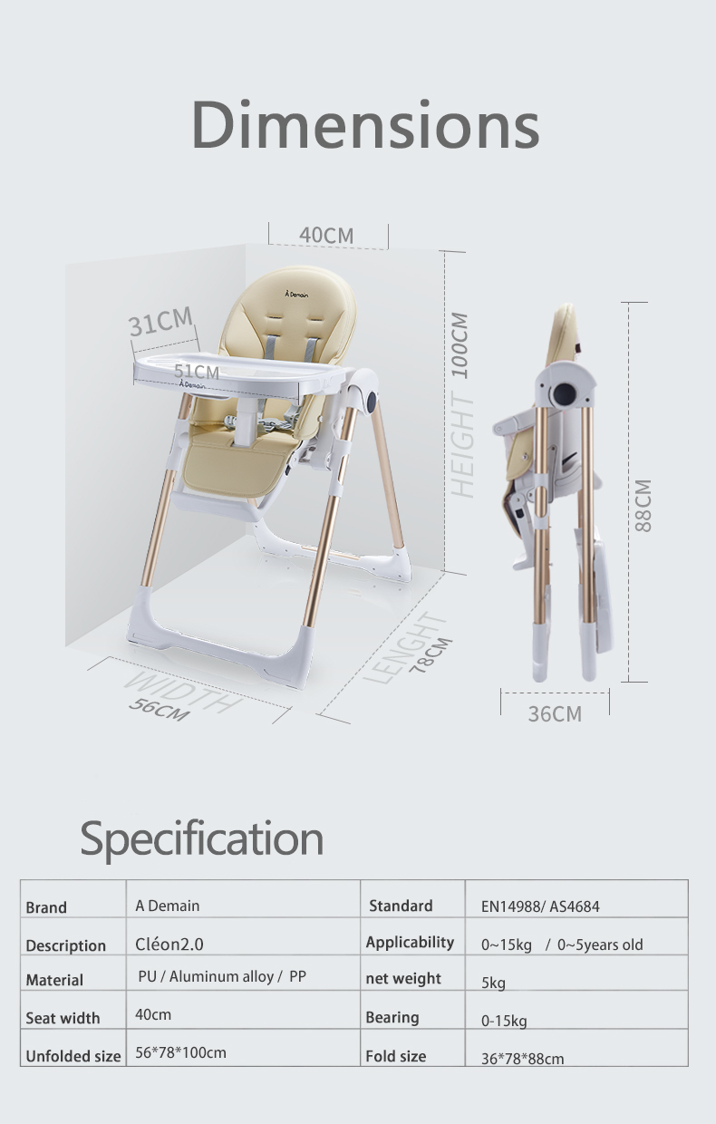 Convertible Baby High Chair For Restaurant, High Quality Convertible ...
