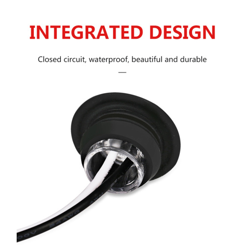 12v / 24v 12led Waterproof Turn Side Water Lampu abang, Amber, Truck Putih Led Led Warna