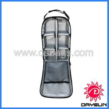 Outdoor folding bottle cooler bag