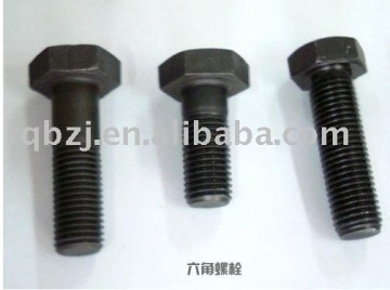 M10 black hex bolt