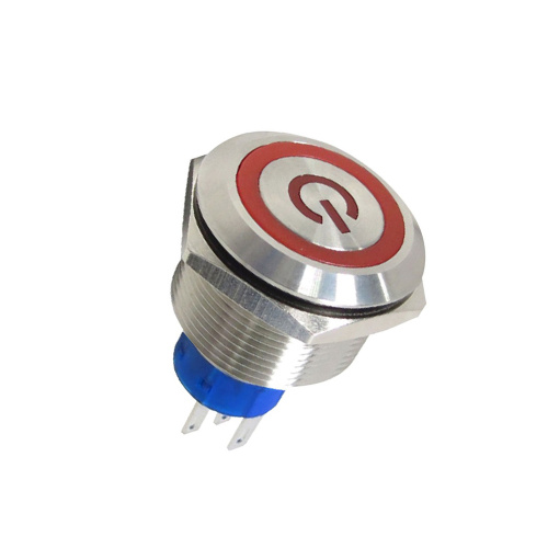 Round Momentary LED Metal Push Button Switch