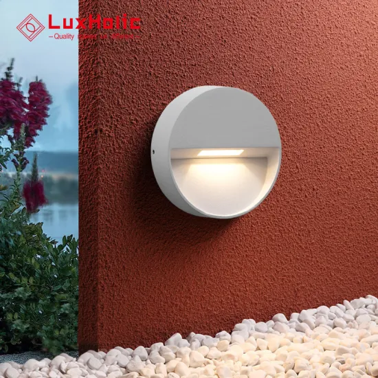 LuxHolic IP55 Waterproof Round LED Step Light