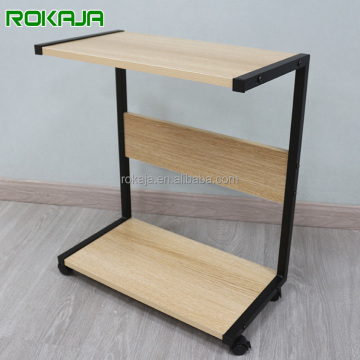Modern Minimalist Bedside Mobile Table for Sofa and Storage