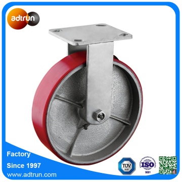Industrial Heavy Duty PU Steel Casters Swivel and Rigid Plate