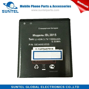 New products 2015 Lithium Rechargeable Battery For Fly BL3815