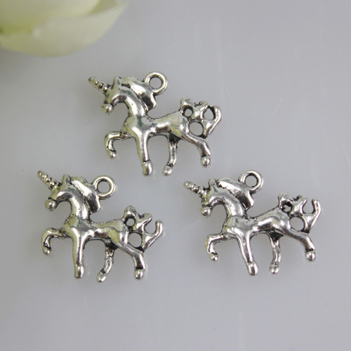 Retro Color Alloy Horse Charms Mendants Making DIY Handmade Tibetan Finding Jewelry