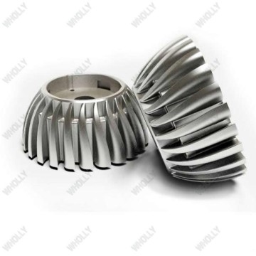 customized clear anodized surface finish aluminum die casting LED Bulb heat sink