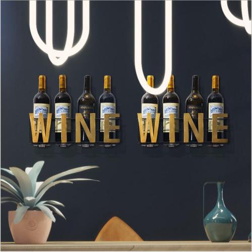 Wood Wine Rack Wine Glasses Holder Storage Wall Mount Wine Rack Factory