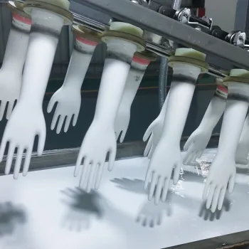 Nitrile Latex Examination Glove Making Machine Production Line 2022